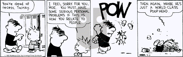 Calvin and Hobbes - Friday September 17, 1993 Comic Strip