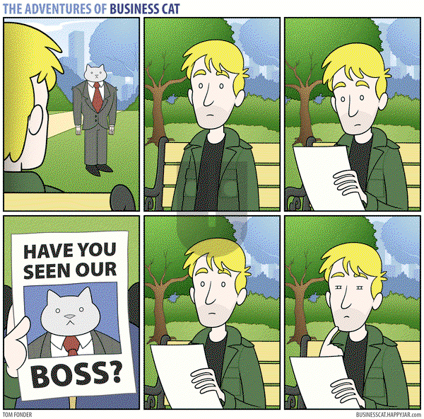 The Adventures of Business Cat on Monday September 26, 2016 Comic Strip