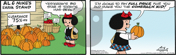Nancy on Thursday November 3, 2016 Comic Strip