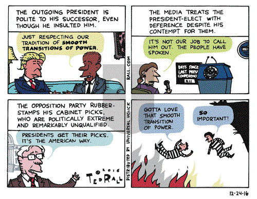 Ted Rall on Saturday December 24, 2016 Comic Strip