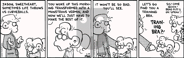 FoxTrot on Saturday February 19, 2000 Comic Strip