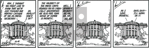 Doonesbury on Wednesday December 18, 1974 Comic Strip