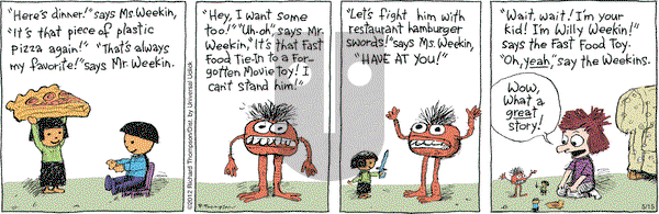 Cul de Sac on Tuesday May 15, 2012 Comic Strip