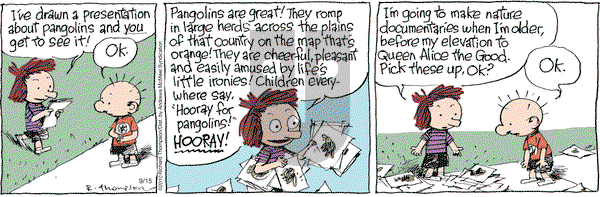 Cul de Sac - Tuesday September 15, 2020 Comic Strip