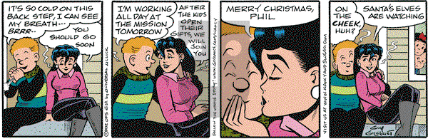 Nancy on Monday December 24, 2012 Comic Strip