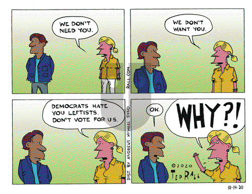 Ted Rall on Wednesday October 14, 2020 Comic Strip