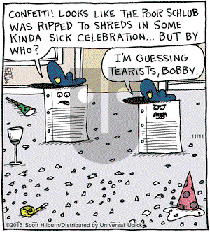 The Argyle Sweater on Wednesday November 11, 2015 Comic Strip