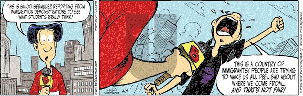 Baldo on Monday April 17, 2006 Comic Strip