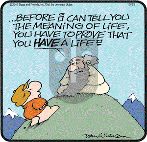 Ziggy on Tuesday October 23, 2012 Comic Strip