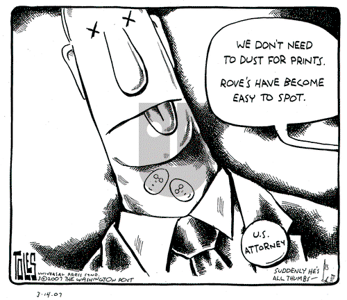 Tom Toles on Wednesday March 14, 2007 Comic Strip