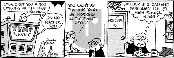 Lola on Monday November 6, 2006 Comic Strip