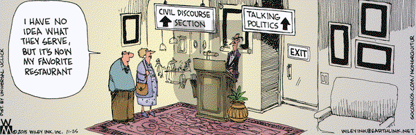 Non Sequitur on Wednesday November 25, 2015 Comic Strip