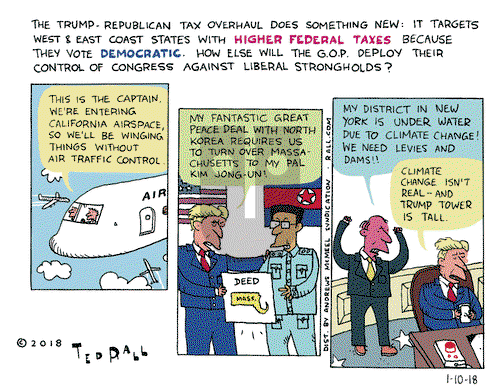 Ted Rall on Wednesday January 10, 2018 Comic Strip