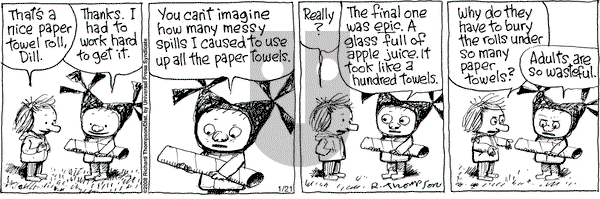 Cul de Sac on Monday January 21, 2008 Comic Strip