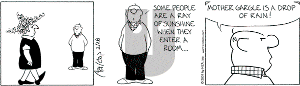 The Born Loser on Wednesday February 28, 2001 Comic Strip