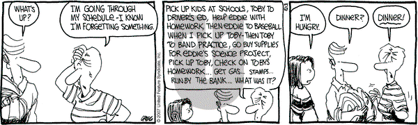 The Buckets on Monday April 23, 2007 Comic Strip