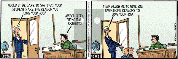 Grand Avenue on Thursday September 1, 2011 Comic Strip