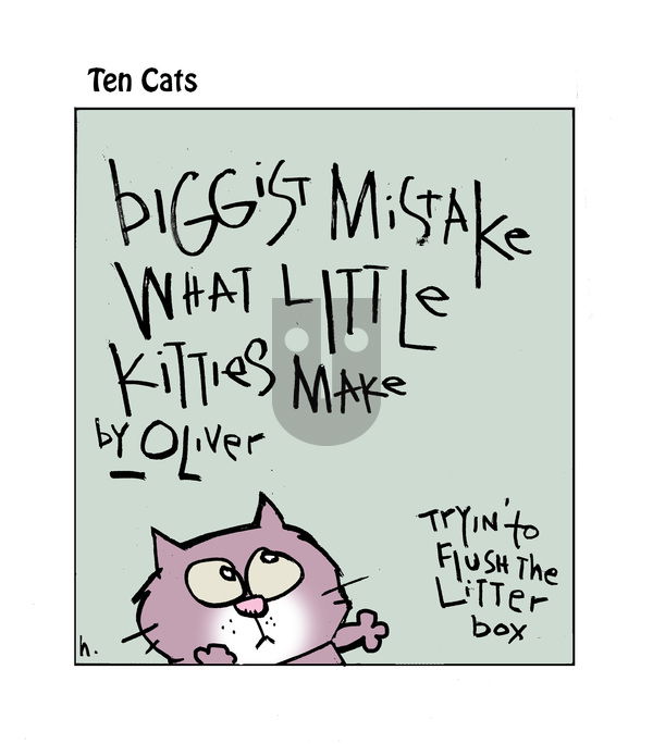 Ten Cats on Friday February 21, 2025 Comic Strip