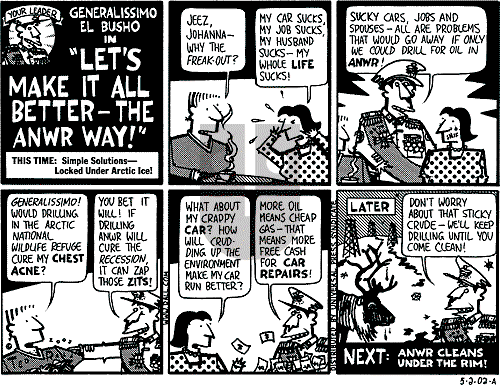 Ted Rall on Thursday May 2, 2002 Comic Strip