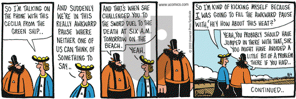 Overboard - Monday August 4, 2003 Comic Strip