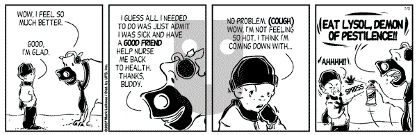 Cow and Boy Classics on Saturday January 13, 2007 Comic Strip