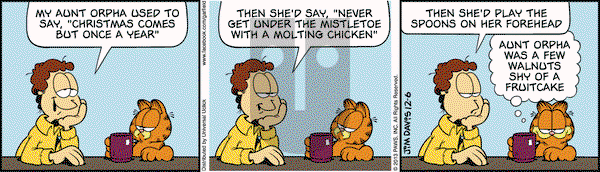 Garfield on Friday December 6, 2013 Comic Strip