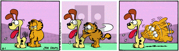 Garfield on Tuesday June 1, 1982 Comic Strip