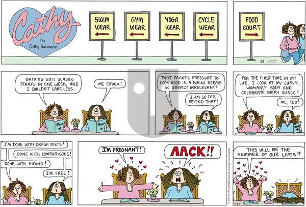 Cathy Classics on Sunday May 20, 2007 Comic Strip