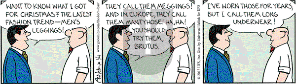 The Born Loser on Friday January 4, 2013 Comic Strip