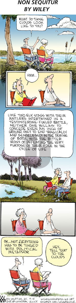 Non Sequitur on Sunday September 18, 2011 Comic Strip