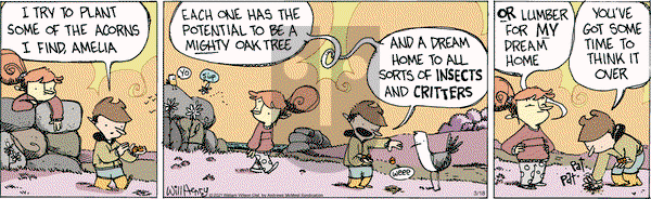 Wallace the Brave on Thursday March 18, 2021 Comic Strip