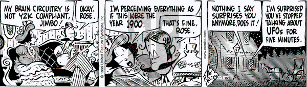 Rose is Rose on Monday January 3, 2000 Comic Strip