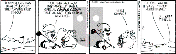 Over the Hedge on Friday July 31, 1998 Comic Strip