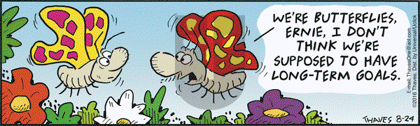 Frank and Ernest on Wednesday August 24, 2016 Comic Strip