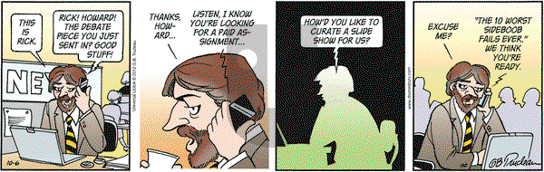 Doonesbury on Saturday October 6, 2012 Comic Strip