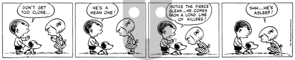 Peanuts on Saturday October 14, 1950 Comic Strip