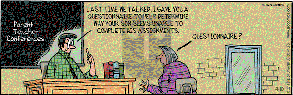Grand Avenue on Thursday April 10, 2014 Comic Strip