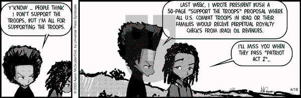 The Boondocks on Friday November 19, 2010 Comic Strip