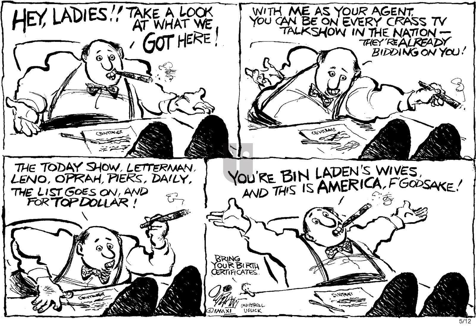 Pat Oliphant - Thursday May 12, 2011 Comic Strip