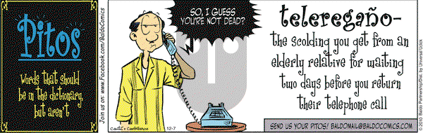 Baldo on Monday December 7, 2015 Comic Strip
