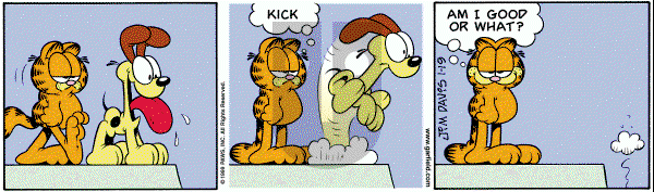 Garfield on Tuesday January 19, 1999 Comic Strip