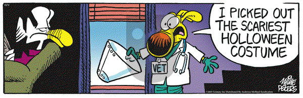 Mother Goose and Grimm on Friday October 31, 2025 Comic Strip