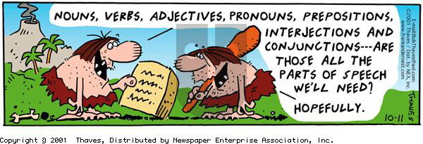 Frank and Ernest on Thursday October 11, 2001 Comic Strip