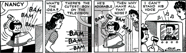 Nancy Classics on Saturday July 16, 2016 Comic Strip