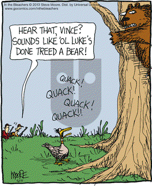 In the Bleachers on Monday February 11, 2013 Comic Strip