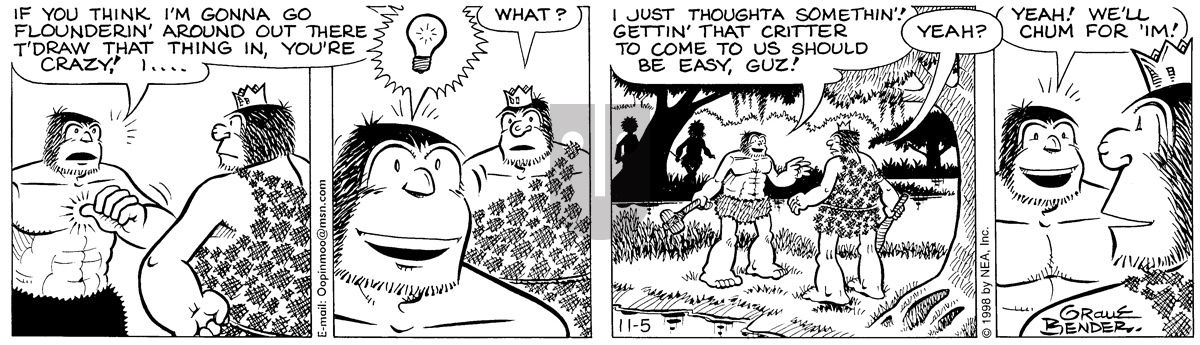 Alley Oop - Thursday November 5, 1998 Comic Strip
