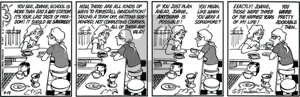 Doonesbury on Thursday May 19, 1977 Comic Strip