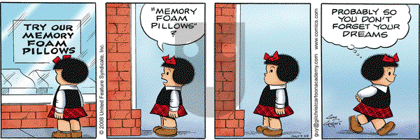 Nancy on Wednesday July 30, 2008 Comic Strip