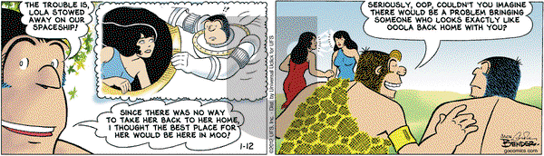 Alley Oop on Thursday January 12, 2012 Comic Strip