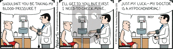 The Born Loser on Monday April 19, 2021 Comic Strip